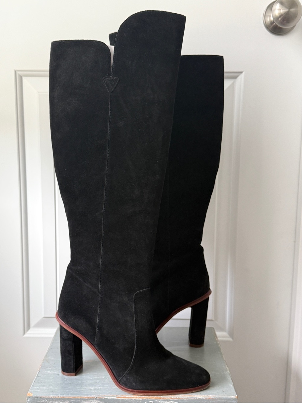Vince Camuto Women's Knee High Boots Black Fashion Dress Boots Size 8.5